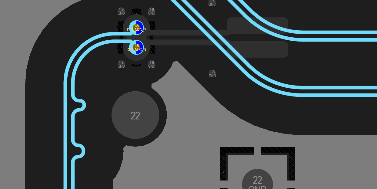 Routing high-speed traces on the Quad SFP28 FMC